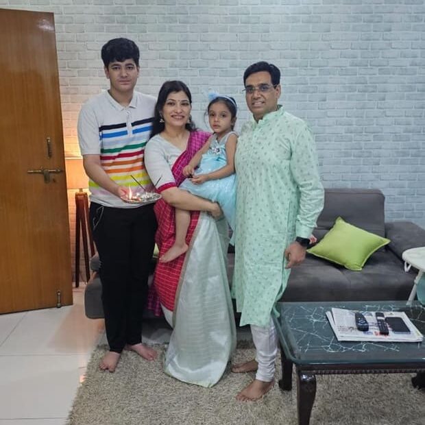 IPS Manoj Kumar Sharma with Family