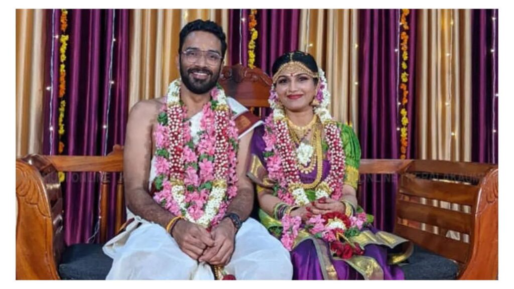 IAS Renu Raj with her husband Dr Sriram Venkataraman